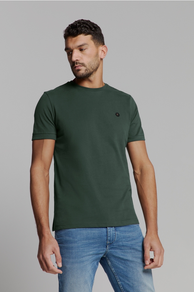 T SHIRT MET RONDE HALS 27360375 124 DARK STEEL
